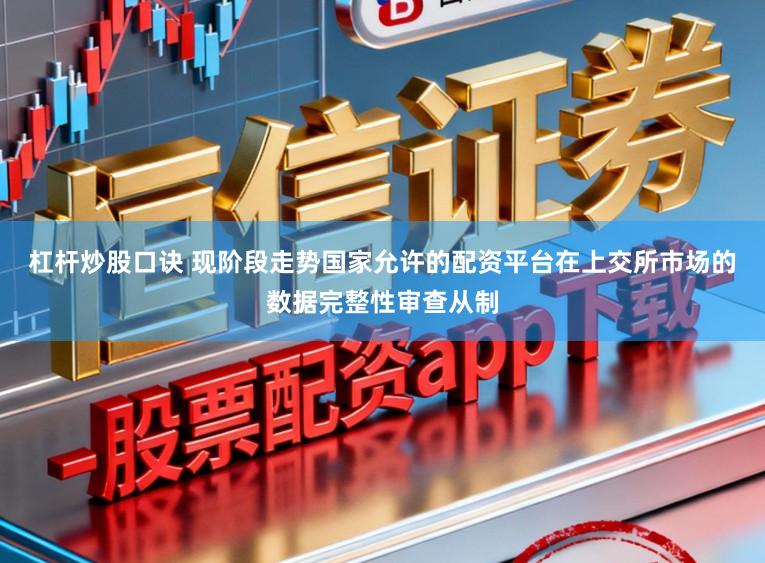 杠杆炒股口诀 现阶段走势国家允许的配资平台在上交所市场的数据完整性审查从制