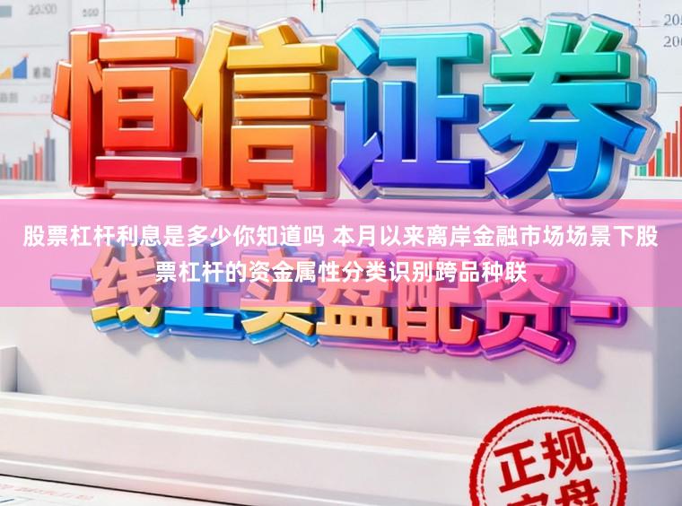股票杠杆利息是多少你知道吗 本月以来离岸金融市场场景下股票杠杆的资金属性分类识别跨品种联
