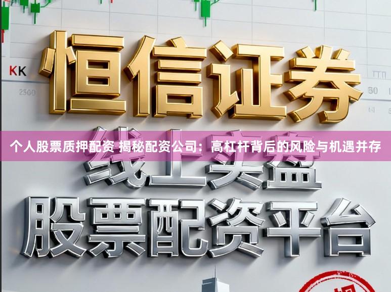 个人股票质押配资 揭秘配资公司：高杠杆背后的风险与机遇并存