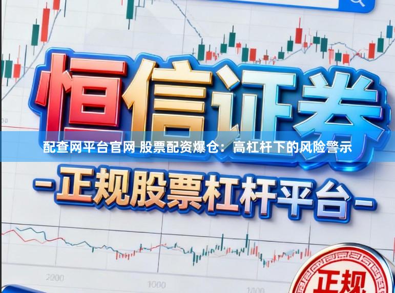 配查网平台官网 股票配资爆仓：高杠杆下的风险警示